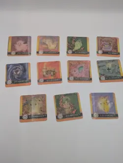 LOT OF 11 POKEMON ARTBOX 1999 PREMIER EDITION ACTION FLIPZ 3D CARDS! Pikachu! - Image 1