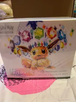 Pokemon Prismatic Evolutions Pokemon Center Sealed ETB Elite Trainer Box! - Image 1