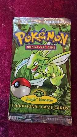 🌿⚔ Pokemon Jungle Booster Pack – Scyther Artwork – Vintage WOTC Era ⚔🌿🔥 - Image 2