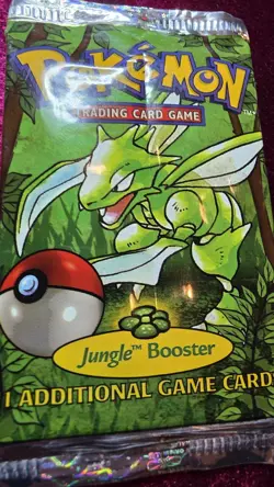 🌿⚔ Pokemon Jungle Booster Pack – Scyther Artwork – Vintage WOTC Era ⚔🌿🔥 - Image 5