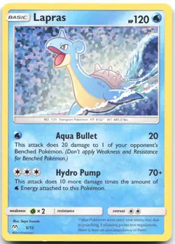 Lapras 005/012 Holo Promo McDonald's Promos 2019 Pokemon Near Mint - Image 1