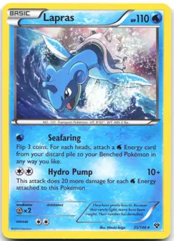 Lapras 35/146 Holo Rare XY Pokemon Holo Lightly Played - Image 1