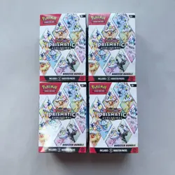 Pokemon Prismatic Evolutions Booster Bundle x 4 boxes | New & Sealed - Image 1