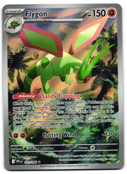 Flygon 101/094 - 🌊 Phantasmal Flames Illustration Rare Pokemon TCG 🖤 - LP - Image 1