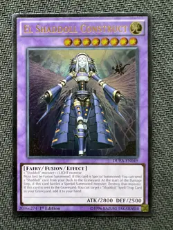Yugioh El Shaddoll Construct 1st Edition Ultimate Rare DUEA-EN049 NM - Image 1