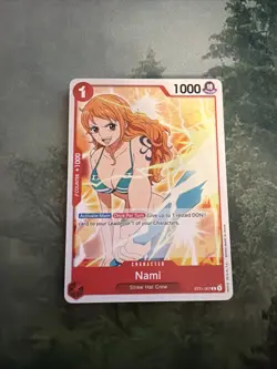 One Piece Nami Revised Print (ST01-007/79) Starter Deck 01 Straw Hat Crew NM TCG - Image 1