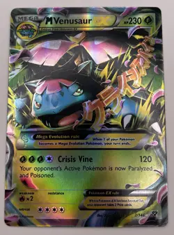 Pokemon TCG M Venusaur EX #2/146 XY Base Set - Image 1
