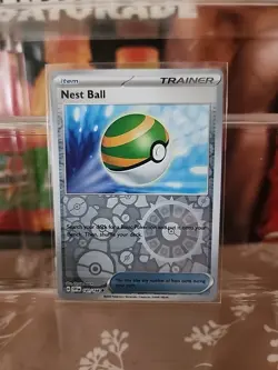 Pokemon Nest Ball 084/091 Paldean Fates Reverse Holo Uncommon - Image 1