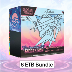 Pokemon Chaos Rising Pokemon Center ETB Mega Evolution - 6 ETB BUNDLE - Image 1