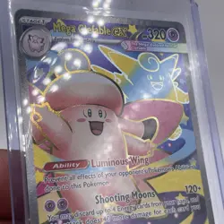 Mega Clefable Ex 103/088 SIR Mega Evolution Perfect Order Secret Rare Pokemon NM - Image 4