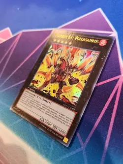 Yugioh! Number 61: Volcasaurus - ZTIN-EN002 - 1st Edition - Ultra Rare NM - Image 3