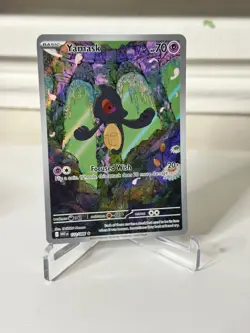 Pokemon Yamask 122/086 Illustration Rare Sv: White Flare Full Art NM - Image 1