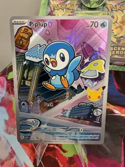 Pokemon Piplup 042 - First Partners Promo - Full Art Holo - Mint - Image 1