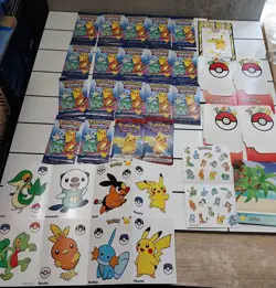 Pokemon 25th Anniversary McDonald’s Promo Sealed Card Packs, 17 plus extras . - Image 1