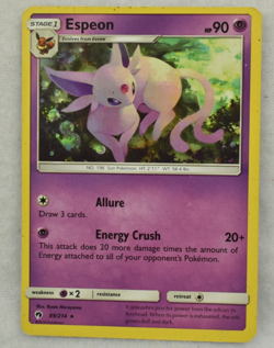 Pokemon Card Espeon Sm-Lost Thunder Regular 89/214 - Image 1