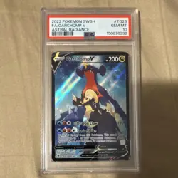 Pokemon Garchomp V Ultra Rare Full Art Holo TG23/TG30 Astral Radiance PSA 10 - Image 1