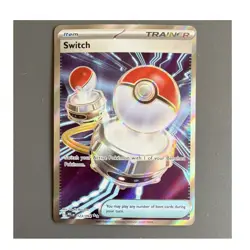Pokemon Switch 123/094 Me02: Phantasmal Flames Ultra Rare Full Art Holo Trainer - Image 1