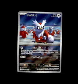 Delibird 152/132 Illustration Rare Mega Evolution Pokemon Near Mint - Image 1