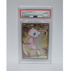 Pokemon 151 Mew ex Metal Promo 205/165 Hyper Rare Ultra Premium PSA 10 Gem Mint - Image 1