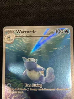Pokemon Wartortle 171/165 Sv: Scarlet & Violet 151 IR Illustration Rare - Image 2