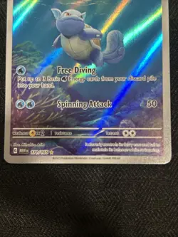 Pokemon Wartortle 171/165 Sv: Scarlet & Violet 151 IR Illustration Rare - Image 3