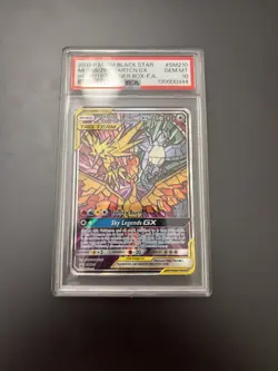2019 Pokemon Black Star FA Tag Team Moltres Zapdos Articuno GX #SM210 🔥PSA 10🔥 - Image 1
