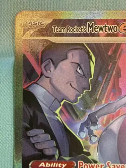Pokemon Team Rocket's Mewtwo ex 231/182 Sv10: Destined Rivals Holo - Image 4