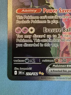 Pokemon Team Rocket's Mewtwo ex 231/182 Sv10: Destined Rivals Holo - Image 5