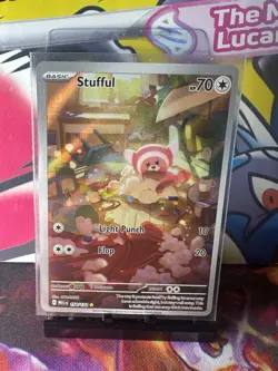 Pokemon TCG Stufful Me01: Mega Evolution 154/132 Full Art Holo 70 HP - Image 1