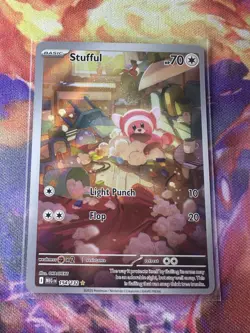 Pokemon TCG Stufful Me01: Mega Evolution 154/132 Full Art Holo 70 HP - Image 3