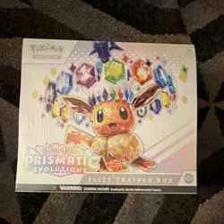 Pokemon TCG Prismatic Evolutions Elite Trainer Box Booster Promo Card Sleeves - Image 1