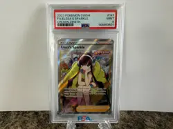 Elesa's Sparkle Full Art PSA 9 Mint 2023 Pokemon SWSH Crown Zenith 147 - Image 1