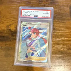 Pokemon Skyla Full Art 072/072 Shining Fates Holo Ultra Rare PSA 10 - Image 1