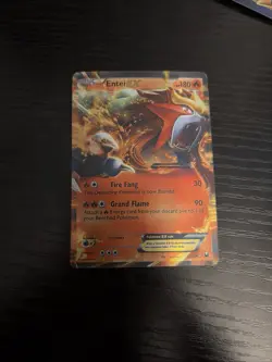 Pokemon Entei EX Ultra Rare Holo Card 13/108 Dark Explorers 180HP - Image 1