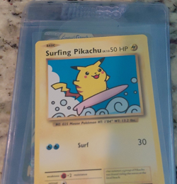Pokemon Surfing Pikachu Evolutions Secret Rare 111/108 Regular Basic 50 HP - Image 1