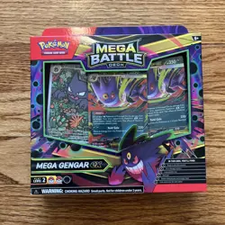 Pokemon TCG Mega Battle Deck Mega Gengar ex 60 Card Ready-to-Play Deck Sealed - Image 1
