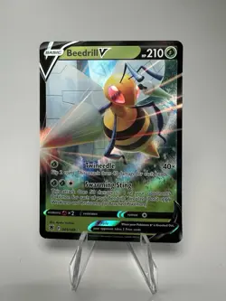 Pokemon Beedrill V Full Art Ultra Rare Holo #001/189 Astral Radiance TCG - Image 1