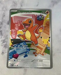 Pokemon Charmander Promo 38 First Partner Illustration Minor DMG (READ DESC) - Image 1