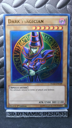 | Yugioh Dark Magician YGLD-ENC09 1st Ultra Rare King Of Games Deck NM 🔥 | - Image 1