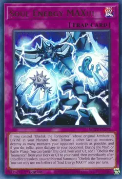 MP22-EN272 SOUL ENERGY MAX!!! ULTRA RARE 1ST EDITION NEAR MINT YuGiOh TCG - Image 1