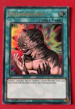 MP25-EN299 Metamorphosis : Ultra Rare 1st Edition Mint YuGiOh Card - Image 1