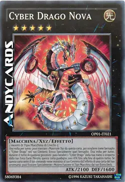 CYBER DRAGO NOVA • (Cyber Dragon Nova) • Comune • OP01 IT021 • Unl • Yugioh! - Image 1