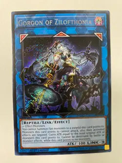 Gorgon of Zilofthonia DUAD-EN050 Secret Rare 1st Edition Near Mint Yugioh - Image 1