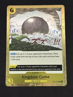 One Piece TCG Kingdom Come EB01-059 R Extra Booster: Memorial Collection Foil - Image 1