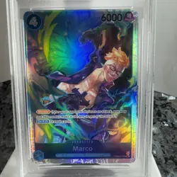 Marco PRB02-008 PSA 10 GEM MINT Parallel Foil SR One Piece Card - Image 4
