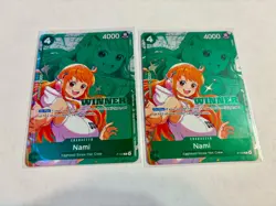 2x P-102 Nami -Promo Winner Pack 2026 Vol.2 - One Piece TCG LP - Image 1