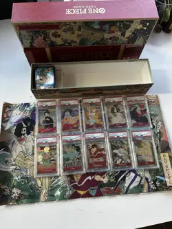 *Sequential PSA 10* 1st Anniversary One Piece Set English w/ Box, Playmat, Sleev - Image 1