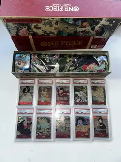 *Sequential PSA 10* 1st Anniversary One Piece Set English w/ Box, Playmat, Sleev - Image 2