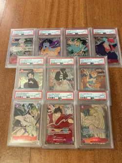 *Sequential PSA 10* 1st Anniversary One Piece Set English w/ Box, Playmat, Sleev - Image 3