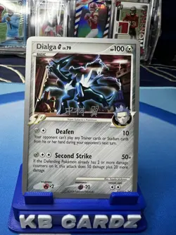 Pokemon TCG Dialga G 7/127 Platinum Holo Rare Card 2009 World Championships - Image 1